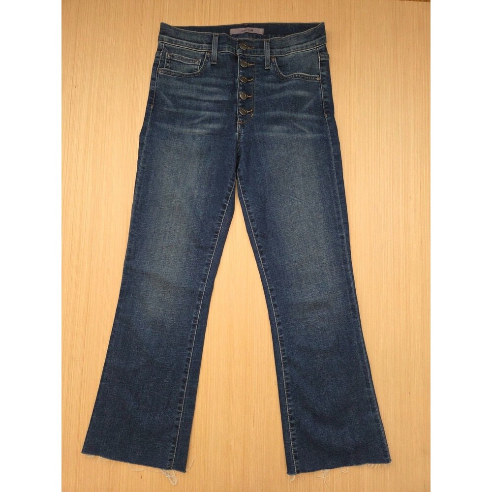 Joe's Caswell Jeans Women's 26 (ACTUAL 28 x 25.5Rise Cropped Raw Hem Boot S